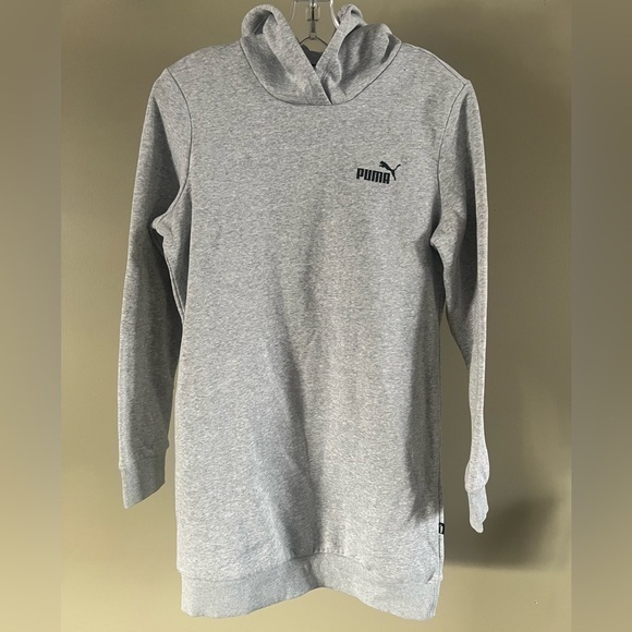 Puma Dresses & Skirts - Puma Gray Hoodie Dress